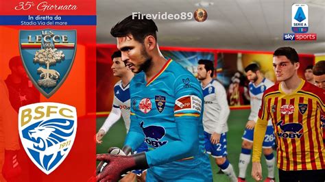 Pes 2020 Serie A Lecce Vs Brescia 35 Giornata YouTube