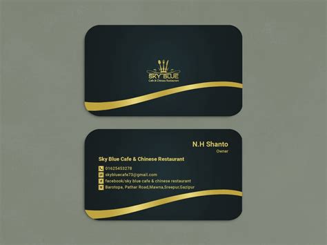 Minimalist Luxury And Professional Business Card Design Upwork