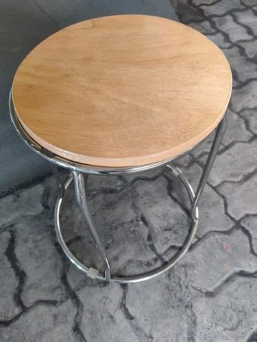 Polished Stainless Steel Round Stool At Rs 800 In Madurai ID