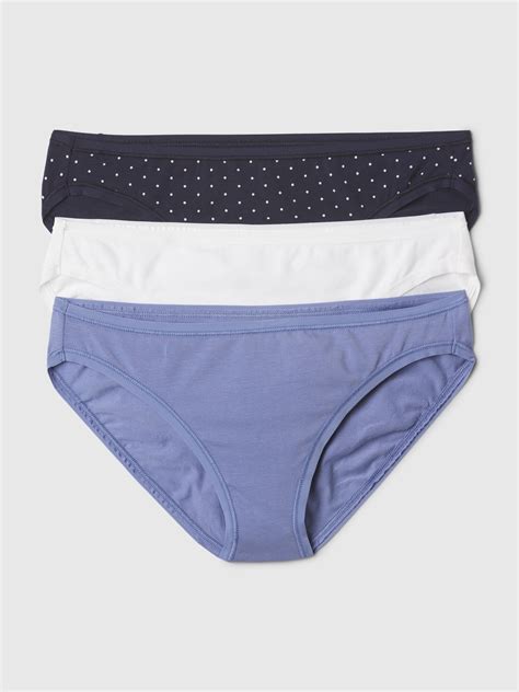 Mid Rise Bikini Brief 3 Pack Gap