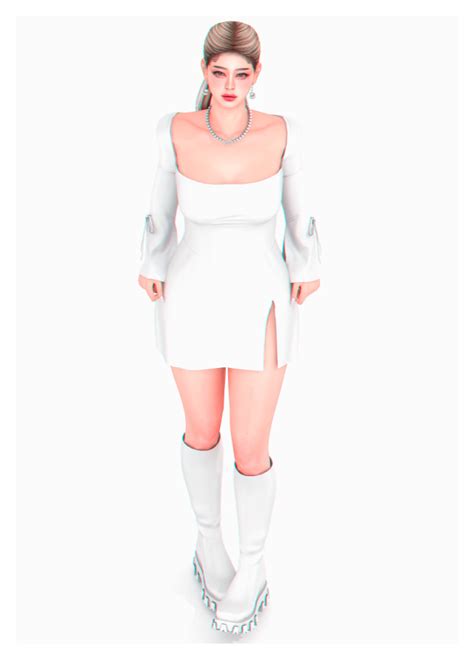 Plbsims On Tumblr Swipe Dress By Plbsims Swipe Dress Original Mesh