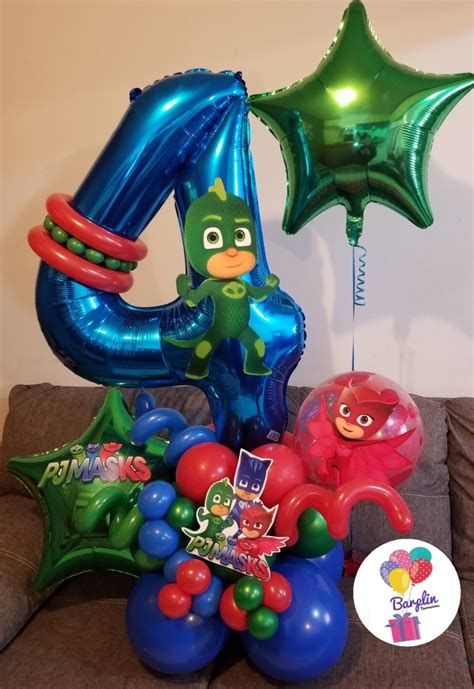 Pj Masks Birthday Pj Masks Balloon Bouquets Artofit