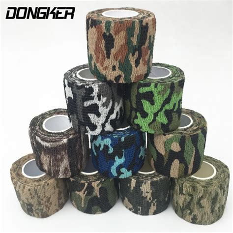 2 Pcs 4 5M Multi Functional Camo Tape Non Woven Self Adhesive