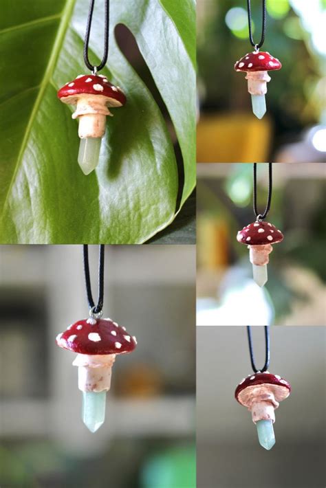 One Of A Kind Hand Sculpted Painted Sealed Clay Amanita Muscaria