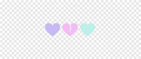 Aesthetics Three Hearts Illustration Png Pngegg