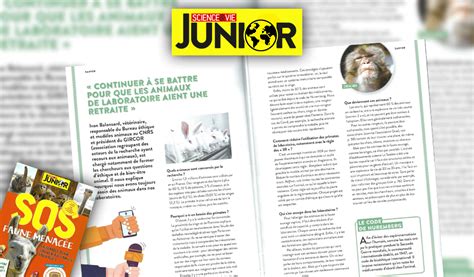 Science Et Vie Junior Hors S Rie Les Animaux De Laboratoire Gircor