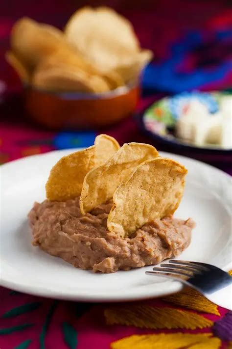 Frijoles Refritos Con Queso