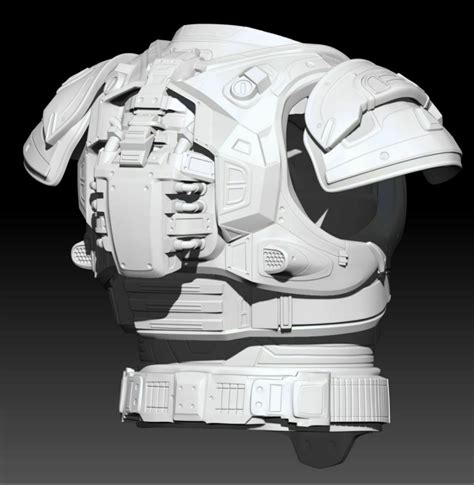 OBJ file Damon Baird ARMOUR ARMOR COSPLAY 🗿・3D printable design to ...