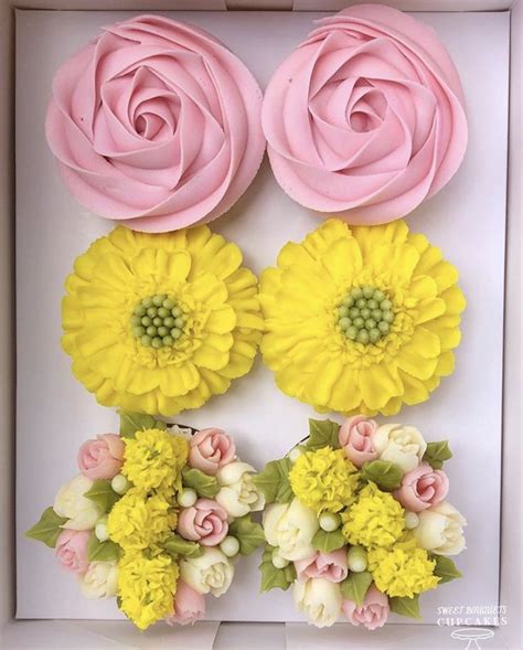 Pin By Elizabeth Jane Denton On Pink Floral Cupcakes Polymer Clay