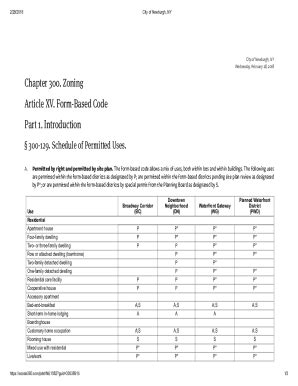 Fillable Online Chapter Zoning Article Xv Form Based Code Part