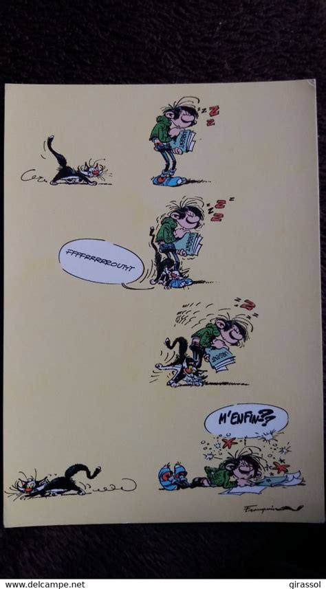 Bandes dessinées CPM BANDE DESSINEE BD GASTON LAGAFFE BY FRANQUIN