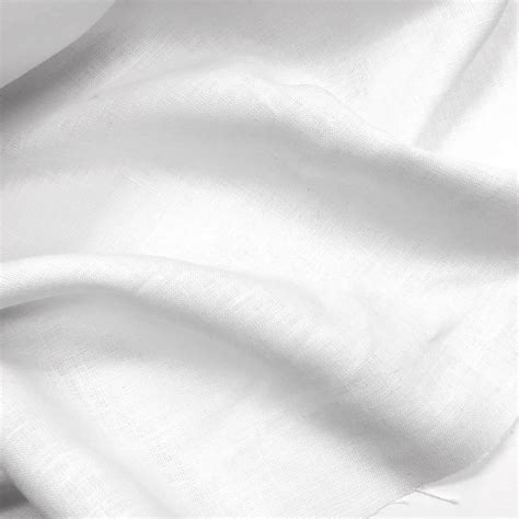 Pure White Linen Fabric Linen Fabric By Yard Linen Etsy