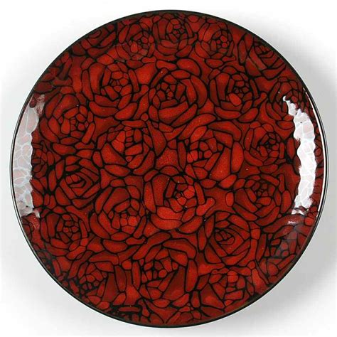 Crimson Rose Salad Plate By 222 Fifth PTS Replacements Ltd