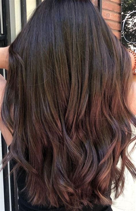 Dark Brown Red Hair Color Shades