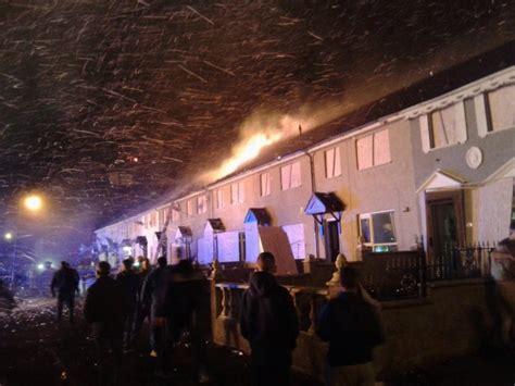 Terraced Houses Gutted By Fire After Eleventh Night Bonfire Goes Out Of