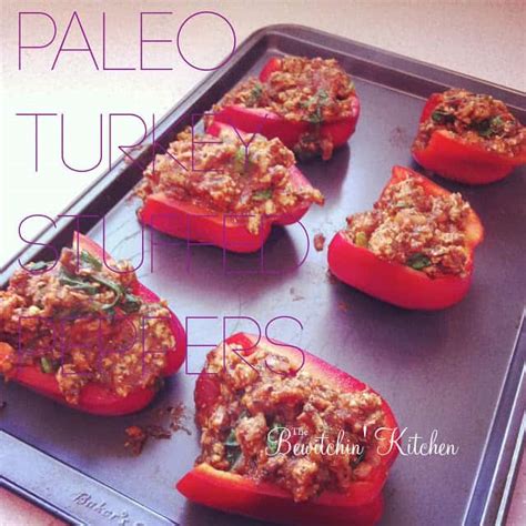 Paleo Turkey Stuffed Peppers The Bewitchin Kitchen