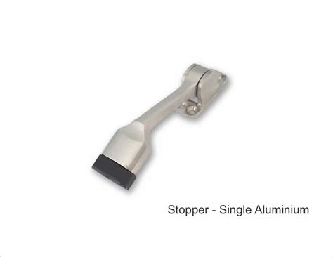 Silver And Black Polished Aluminium Door Stopper At Rs 170 Piece In