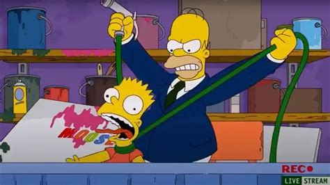 Los Simpsons Desmienten Que Homero Vaya A Dejar De Estrangular A Bart