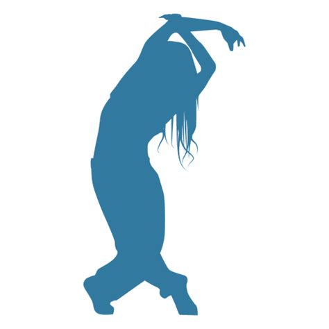 Hip Hop Dancer Woman Bending Silhouette Png And Svg Design For T Shirts