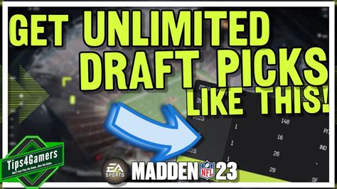 Get Unlimited Draft Picks In Madden 23 Franchise Mode Youtube