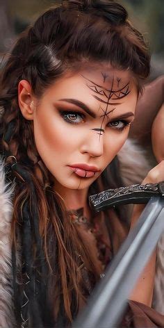 21 Viking face paint ideas | viking makeup, viking face paint, warrior ...