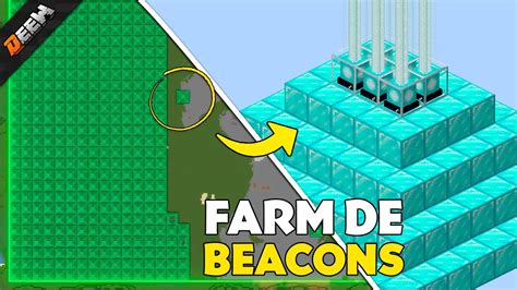 Como Fazer Fábrica De Beacons No Minecraft Bedrock 1 20 Minecraft Bedrock