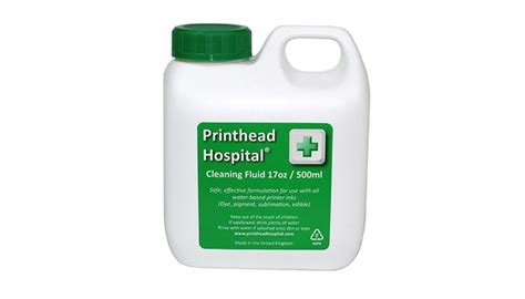 printer cleaning fluid printhead hospital