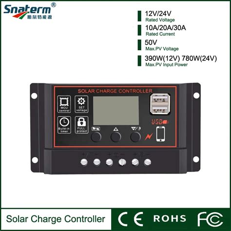 V V A Lcd Display Dual Mos Pwm Steuerung Solar Lade Und Entlade