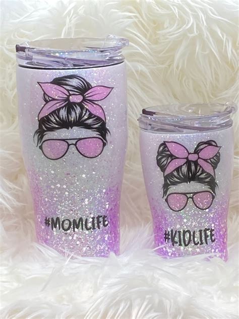 Mommy And Daughter Tumbler Set Mommy And Me Tumblers Etsy