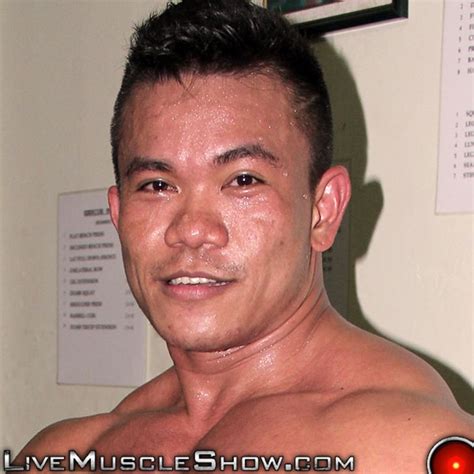 Joseph Blessed Gay Porn Star Pics Huge Asian Bodybuilder Stripped