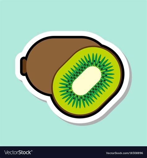 Paper Kiwi Sticker Stickers Stickers Labels And Tags Pe