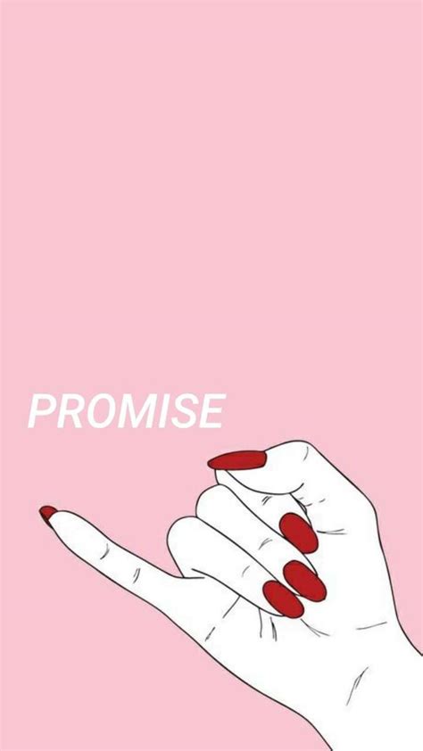 Download Cute Couple Matching Right Hand Pinky Promise Wallpaper