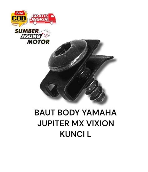 Jual Baut Body Baut Dek Yamaha Jupiter Mx Vixion Best Quality Kunci L