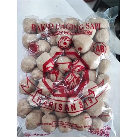 Jual Bakso Sb Sapi Warisan Tipe Ab Pcs Baso Sapi Enak Halal Mui