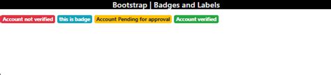 Bootstrap | Badges and Labels – Linux Consultant