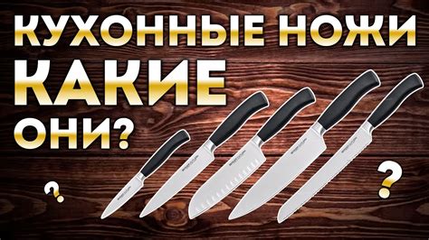 ТЕСТЫ Какой кухонный нож лучше купить | Какие бывают виды кухонных ...
