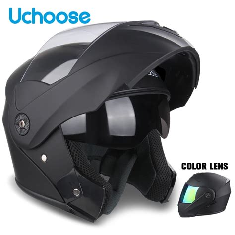 Uchoose Capacete Viseira Unisex Seguran A Lente Dupla Certifica O