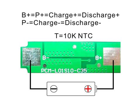 1s 10a BMS For 3 6V 3 7V 18650 18500 Li Ion Lithium Li Polymer 3V 3 2V