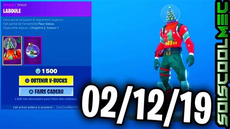 Boutique Fortnite 2 DÉcembre 2019 Nouveau Skins Item Shop December 2 2019 Youtube