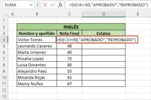 Funci N Si En Excel Usos F Rmula O Sintaxis Y Ejemplos