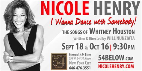 Award Winning Vocalist Nicole Henry Celebrates The Songs Of Whitney