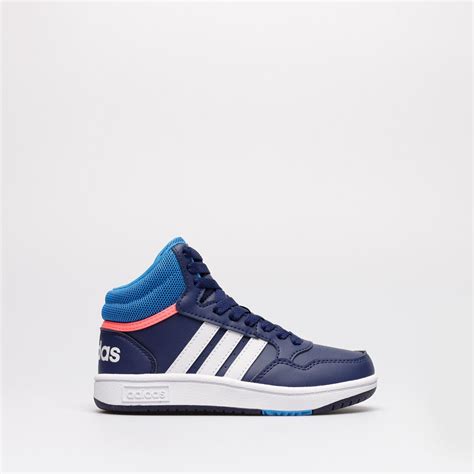 ADIDAS HOOPS MID 3 0 K GW0400 granatowy Dziecięce Buty lifestyle