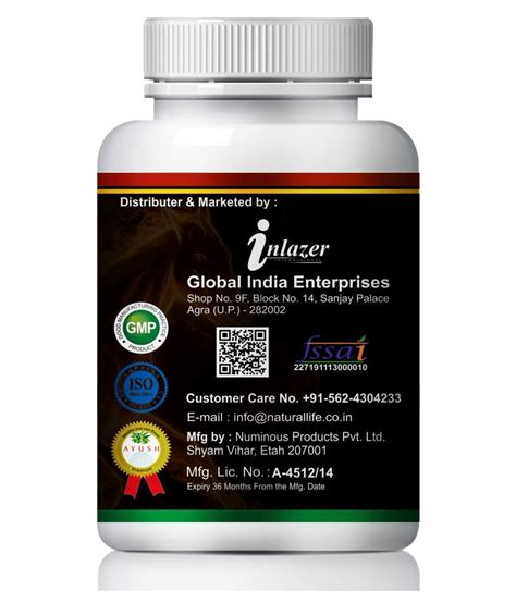 Inlazer Sexuall Wellness Herbal Capsules Capsule 120 Nos Pack Of 2 Buy Inlazer Sexuall