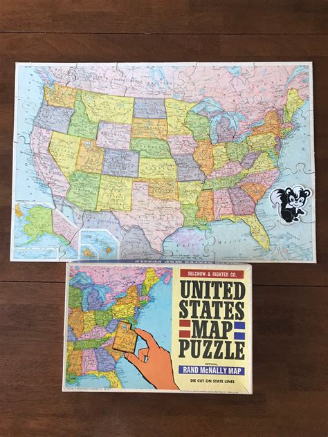 USA Map Puzzle United States Puzzle United States Map | Etsy | Map ...