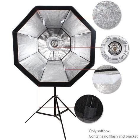 Softbox Octagonal Octabox 95cm Flash De Estúdio Para Greika Mercado Livre