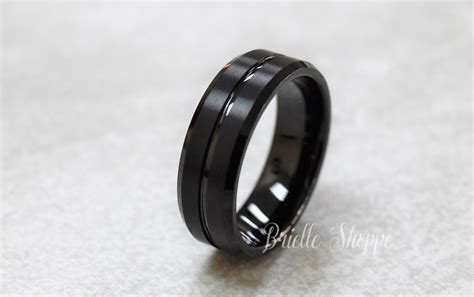 Tungsten Wedding Band Mens Tungsten Wedding Band Tungsten - Etsy