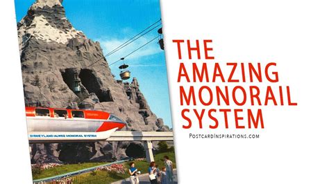 PI 066 The Amazing Disney Monorail System Postcard Inspirations