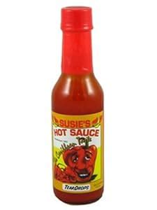 Susie s from Antigua Teardrops Hot Sauce 148ml Amazon de Lebensmittel Getränke