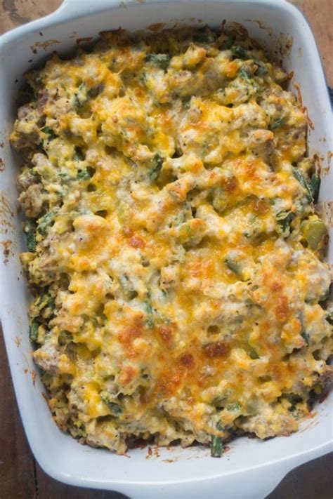 Scrambled Egg Ground Beef Casserole Breakfast Or Dinner Brooklyn Farm Girl