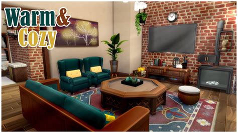 Warm Cozy Apartment Culpepper House The Sims Speed Build